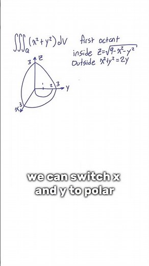 Triple integrals in cylindrical coordinates