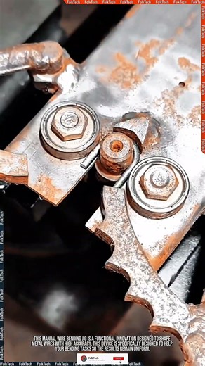 Wire Bending Jig: Shaping Metal Circles Uniform Rigid Flawless #tool #tools #innovation