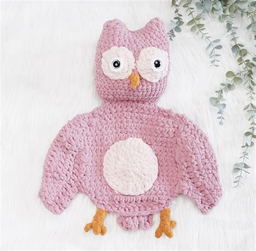 Crochet EASY Owl Lovey Free Pattern