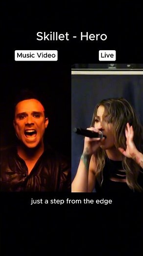 Hero: Music Video vs. Live