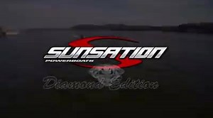 The latest offering from SUNSATION BOATS... Introducing their 34' CCX - DIAMOND EDITION! Currently available at Performance Boat Center in LOTO, MO. This stunning center console boat came fully equipped with all of the luxuries one would hope to find in a pleasure vessel. Powered by the wildly popular triple Mercury Racing 400R outboard engines, this boat topped out at an impressive 90 mph - thanks in part to an innovative and aerodynamic fiberglass top that actually creates LIFT, while underway
