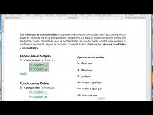 01 Estructuras condicionales simples y dobles introducción PSEINT