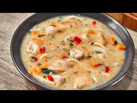 This is the tastiest chicken Soup I've ever eaten! In just 30 minutes