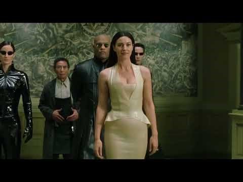 The Matrix Reloaded 2003 Neo & Trinity Find the keymaker scene