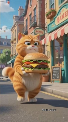 Ai cat video 🤣😂#cat #pets #3danimation #wildlife #funny #animallife #cartoon #cartoonvideo