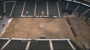 𝐒𝐎𝐌𝐄 𝐃𝐈𝐑𝐓𝐘 𝐅𝐀𝐂𝐓𝐒... >> A lot of dirt is trucked into Xcel Energy Center for the Cinch World’s Toughest Rodeo…a whole lot, in fact! It’s 1,200 yards of dirt at 12 yards per dump-truck – that's over 100 dump truck loads! >> Just hauling in the dirt once the floor is prepared can take up to 6 hours. When finished, the dirt is 8 – 10 inches in depth and special finishing equipment is required to level and smooth it out. >> The preparation doesn’t end with dirt installation. Once the di