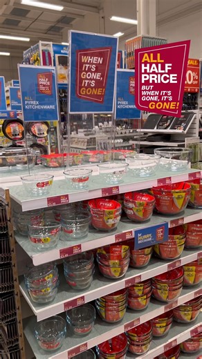 From 22/01/2026 – New this week – ALL PYREX KITCHENWARE is now ALL HALF PRICE! 🥘✨ Everyday kitchen essentials to transform your home cooked meals and snacks! 🔥 Shop in-store and online now: https://bit.ly/4jT4JRL #AHappyHome #Pyrex #KitchenEssentials | homestore and more