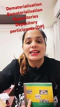 What is Dematerialisation | Depositories | Depository Participants?