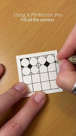 How to Draw Florz - Easy Zentangle Grid Tangle #zentangle #florz #ivyscorner