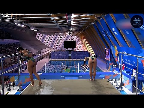 Ingrid Oliveira & Giovanna Pedroso | Highlights | Women's diving | 10M Platform #diving #sports