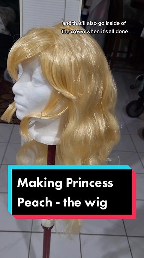 Budget-Friendly Princess Peach Cosplay Wig Styling Tutorial