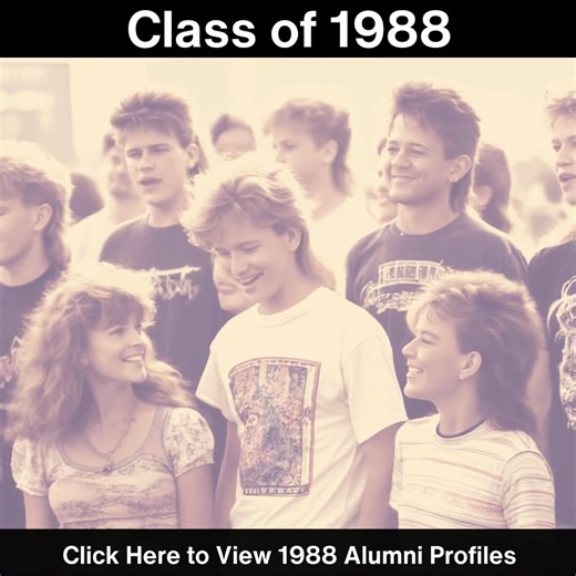 7.6K views · 468 reactions | Hey Class of 1988 - Big hair, didn't care but parents just don't understand! Don't worry, be happy and have faith and some red, red wine because the 80s are never going to give you up! | Yearbook.org | Facebook