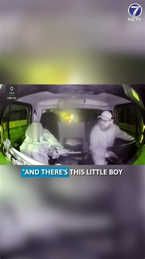 KETV NewsWatch 7 on Instagram: "Shocking moments captured on a dash camera. Through the raindrops, you can just make out a small figure on the left side. It was a 3-year-old boy standing alone on a median. @maddieaugustine.ketv talked to the truck driver who helped him #nebraska #fyp #rescue #truckdriver #truckerslife"