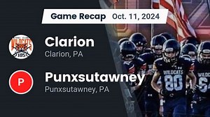 Football Recap: Central Clarion [Clarion/Clarion-Limestone/North Clarion] Extends Winning Streak to Nine