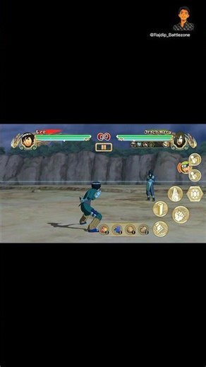 Rock lee vs Orochimaru funny fight 😆 #shorts #amazing #gameplay