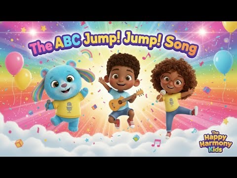 🎵 The ABC Jump! Jump! Song | Toddler + Kids Songs | Super Simple Songs | Toddler English Learning