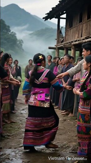 Cultural Gathering 🎶 | Ethnic Dance in the Mountains |Vietnam Reviewer #villagelife