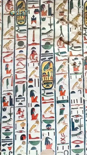 Relief Carving from the Tomb of Nefertari at Valley of Queens #relief #carving #tomb #nefertari #era