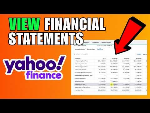 How To View Financial Statements In Yahoo Finance (2026) (Complete Guide)