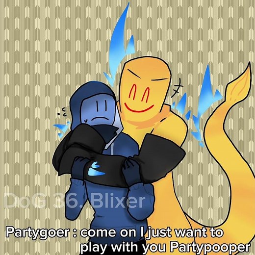 Partypooper x partygoer in backroom