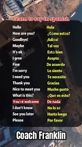 SPANISH LESSON - Learn Common Spanish Phrases and Sentences #CoachFranklin #English #followersreelsfypシ゚viralシfypシ゚viralシalシ #friends #followers #GENED #GK #GI #NOCOPYRIGHTINTENDED #ctto | Franklin - Online LET, CSE, IELTS & Celpip Private Tutorial