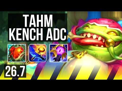 TAHM KENCH & Elise vs XAYAH & LeBlanc (ADC) | 59K damage, 5k gold comeback | EUW Diamond | 26.7