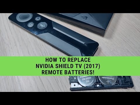 How-To Change Your NVIDIA SHIELD Android TV (2017) Remote's Batteries!