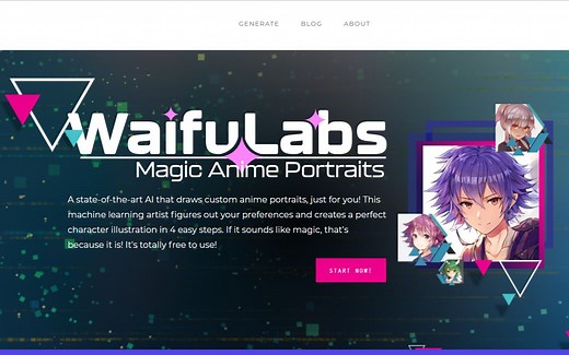 超好用的AI自动生成二次元头像网站！
