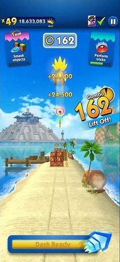 Sonic Dash 2026 - Beach Zone #short #sonic