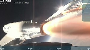 Virgin Galactic space plane carrying billionaire Richard Branson reaches edge of space