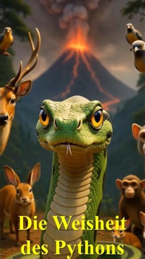 🐍🌋 Pythons Geheimplan 🌳| Wild Emora DE #shorts #wildemorade