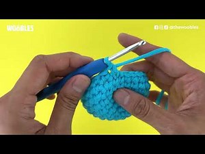 Left-handed crochet: How to invisibly decrease (dec) stitches in crochet
