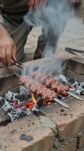 Kebab koobideh village life in iran making traditional Kebab koobideh secret of the village nomadic