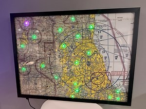 METAR Map: Live Real-time Airport / Custom LED Aviation Weather Conditions Display - Pilot Gift - Etsy