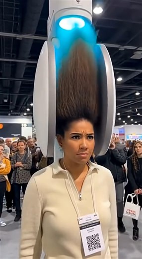 This Dubai AI Machine Softens Curls Instantly 😲✨ #shorts