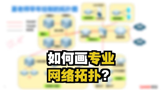 手把手教你绘制网络拓扑图