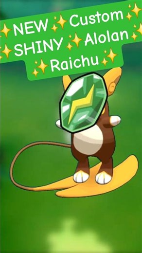 I Made Some ✨NEW✨SHINY✨Alolan Raichu! #shinypokemon