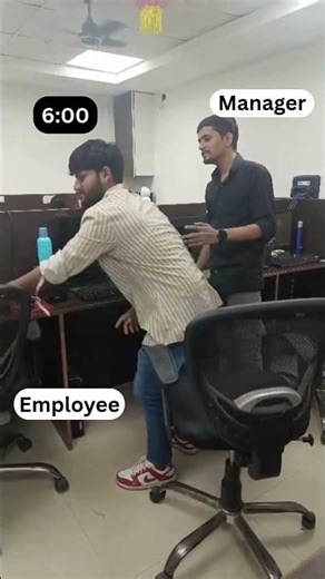 6;00 bajte hi chalo #fypシ #subscribe #explore #funny #officemove