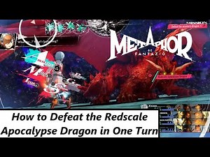 How to Defeat the Redscale Apocalypse Dragon in Metaphor ReFantazio in One Turn.