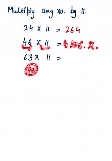 Multiply Any Number by 11 in Just Seconds | Super Fast Mental Math Trick | Math Made Easy