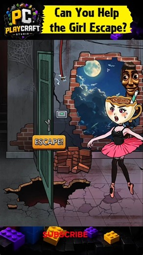 😱Can You Help The Girl Escape? #games #horrorgaming #funny
