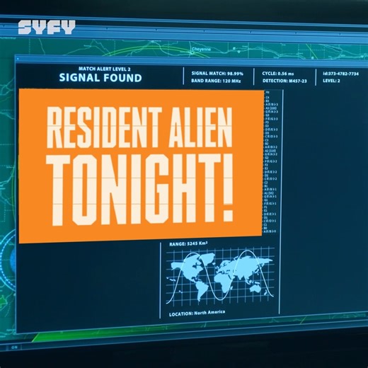 7.8K views · 123 reactions | Decipher the code when Resident Alien transmits tonight 9/8c! | SYFY | Facebook