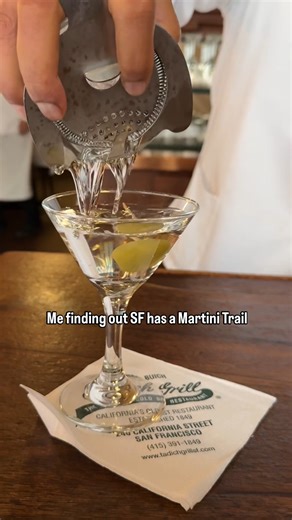 Ooh, a martini! Ooh, another martini! Ooh, my new favorite martini! 🍸 The debate will likely never end: Was the Martini born in San Francisco, or just across the Bay? Either way, we're celebrating the city that helped popularize this infamous, globally loved cocktail! That's why we bring you the San Francisco Martini Trail: 23 must-try martinis—from classic dives to high-end restaurants. Chosen by expert Omar Mamoon, this is the ultimate way to experience the legacy of the martini, regardless o