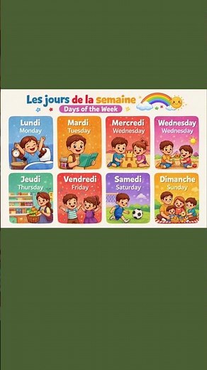 Watch this video to learn French and English easily