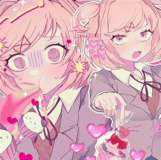 #DDLC ₊˚⊹♡ // best duo (not a ship) i love them sm ⸜(｡˃ ᵕ ˂ )⸝♡ // #dokidokiliteratureclubedit #natsuki #sayori #fyp