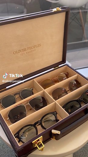 For all of your favorite OP frames…Introducing the Twenty-Four Frame Trunk. #OliverPeoples #OP #haul #shopwithme #traveltips #travelaccessories #trunks
