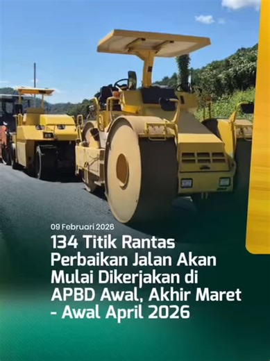 Warga Bondowoso, siap-siap nikmati jalan makin mulus! Program RANTAS (Ruas Infrastruktur Jalan Tuntas) kembali dilanjutkan tahun ini dengan target lebih besar dan merata. Sebanyak 134 titik perbaikan jalan pada APBD Awal akan dikerjakan di seluruh wilayah Bondowoso sebagai langkah nyata meningkatkan kenyamanan dan keselamatan pengguna jalan. Perencanaan dan persiapan teknis telah dimulai sejak Februari–Maret 2026, dengan pelaksanaan fisik ditargetkan akhir Maret hingga awal April 2026. Buat kamu