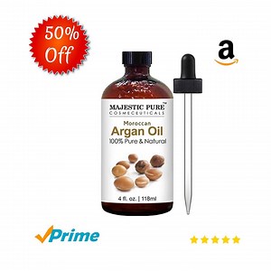 🔥Flash Sale on Moroccan Argan Oil🔥 😍Buy 2 & get 50% Off Or Buy 1 & get 40% Off 😏100% Pure & Natural Oil for skin, hair, cuticles, foot, beard, lips and face ⬇Use Coupon Code "ARGANOIL50" Here ⬇ https://bit.ly/2D4T3Zs 🛤️FREE Shipping for Amazon Prime Members | Majestic Pure Cosmeceuticals