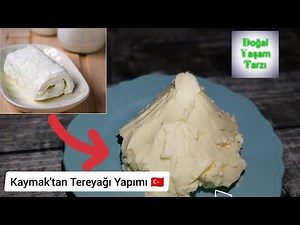 Kaymaktan 👉 Tereyağı \\ Butter 👈 yapımı / yapımı çok basit