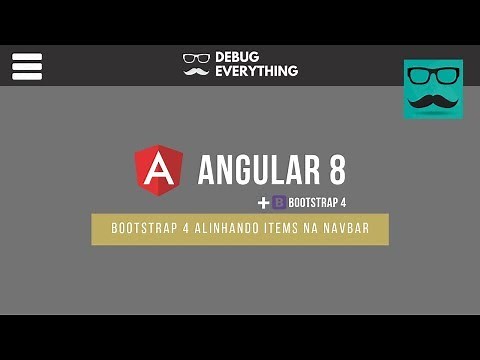 Bootstrap 4 Alinhando items na Navbar (Direita, Esquerda E Centro)
